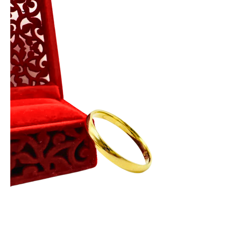 Kenzari Jewellery 14k Gold Wedding Ring - 2.92 Grams Kenzari Jewellery 14k Gold Wedding Ring - 2.92 Grams
