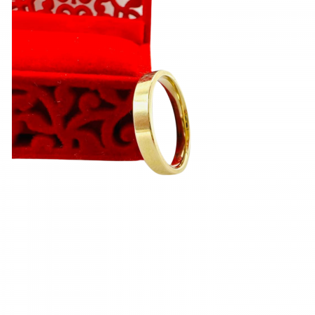 Kenzari Jewellery 14k Gold Wedding Ring - 2.41 Grams Kenzari Jewellery 14k Gold Wedding Ring - 2.41 Grams