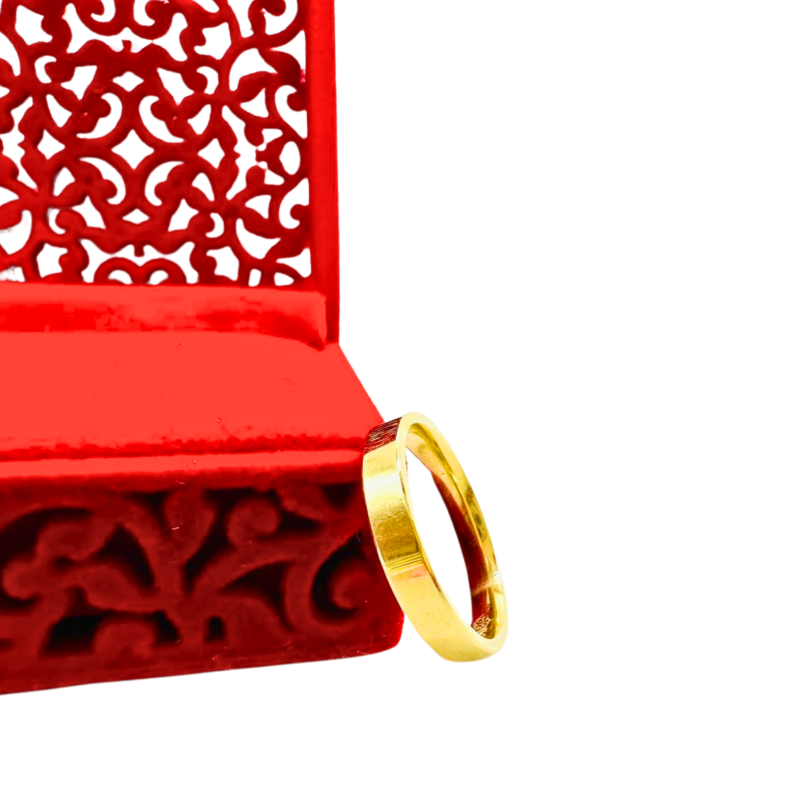 Kenzari Jewellery 14k Gold Wedding Ring - 2.43 Grams