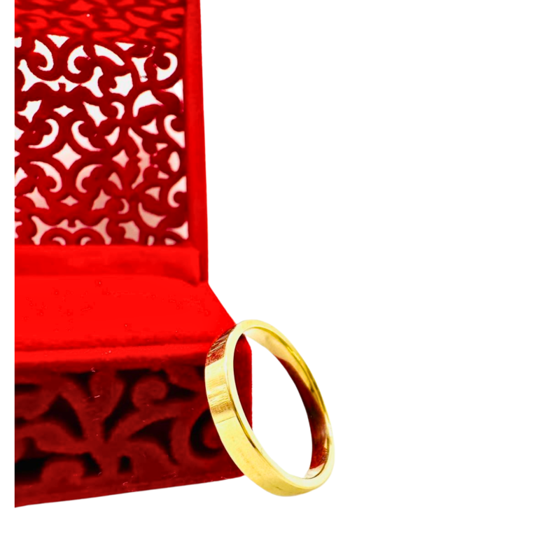 Kenzari Jewellery 14k Gold Wedding Ring - 2.71 Grams