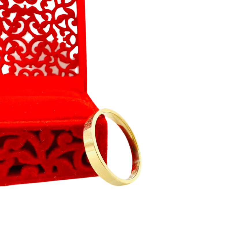 Kenzari Jewellery 14k Gold Wedding Ring - 2.68 Grams