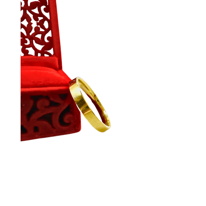 Kenzari Jewellery 14k Gold Wedding Ring - 2.45 Grams