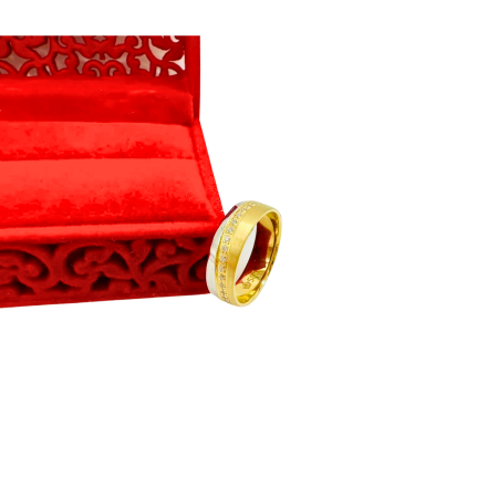 Kenzari Jewellery 14k Gold Wedding Ring - 3.78 Grams