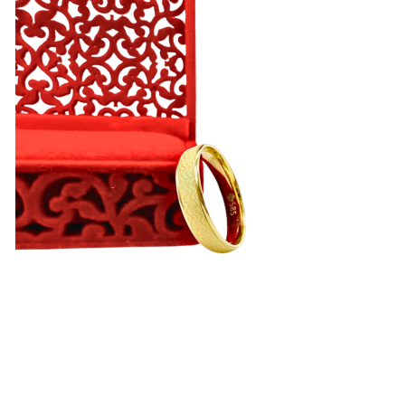 Kenzari Jewellery 14k Gold Wedding Ring - 2.97 Grams