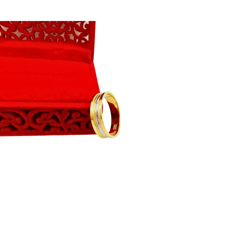 Kenzari Jewellery 14k Gold Wedding Ring - 2.75 Grams