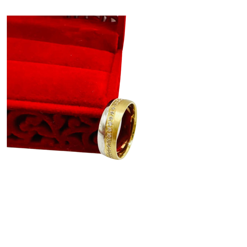 Kenzari Jewellery 14k Gold Wedding Ring - 3.35 Grams