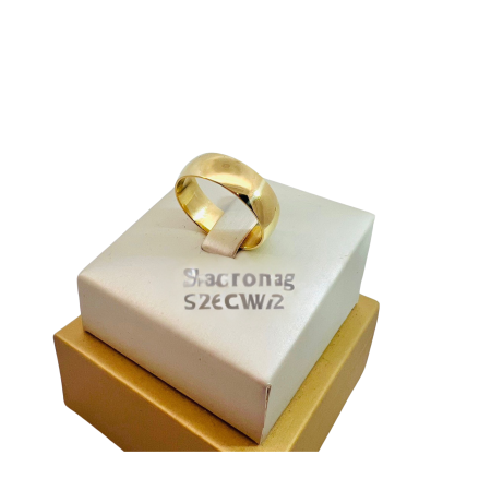 Kenzari Jewellery 14k Gold Wedding Ring - 6.73 Grams