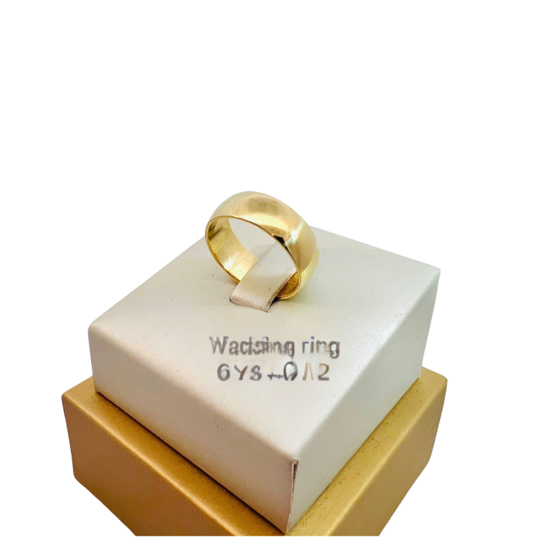 Kenzari Jewellery 14k Gold Wedding Ring - 6.73 Grams