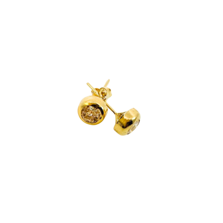 Kenzari Jewellery 14k Gold Earrings for Women - 1.16 Grams