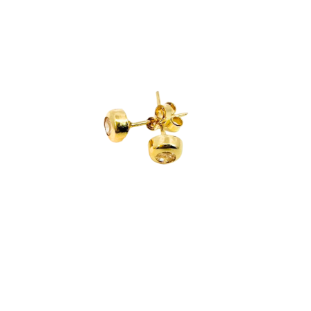 Kenzari Jewellery 14k Gold Earrings for Women - 0.73 Grams