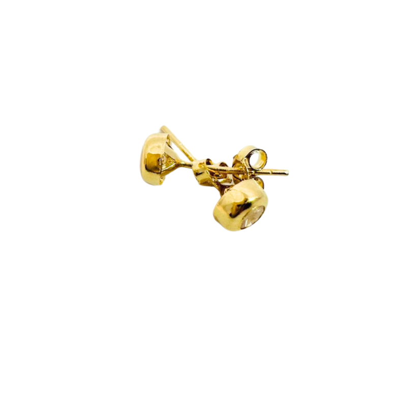 Kenzari Jewellery 14k Gold Earrings for Women - 0.71 Grams