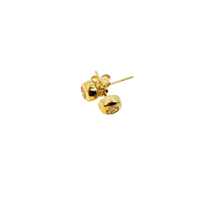Kenzari Jewellery 14k Gold Earrings for Women - 0.72 Grams