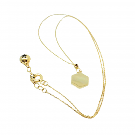 Kenzari Jewellery 14k Gold Chain for Women - 1.34 Grams