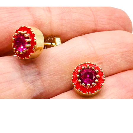 Kenzari Jewellery 14k Gold Earrings for Women - 2.87 Grams