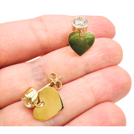 Kenzari Jewellery 14k Gold Earrings for Women - 2.67 Grams