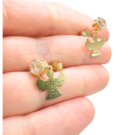 Kenzari Jewellery 14k Gold Earrings for Women - 2.65 Grams