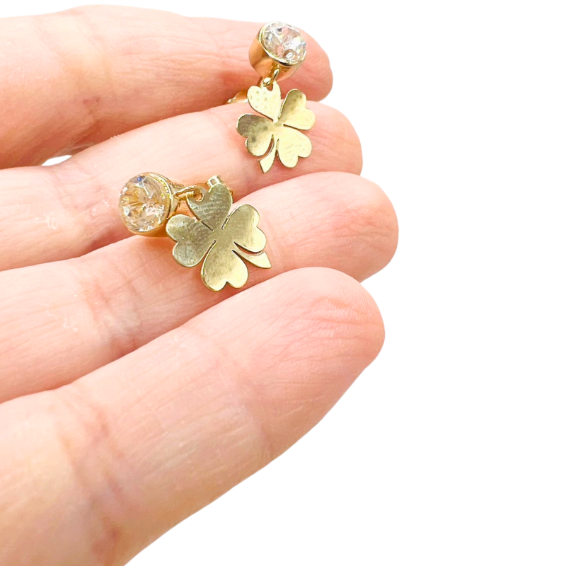 Kenzari Jewellery 14k Gold Earrings for Women - 2.67 Grams