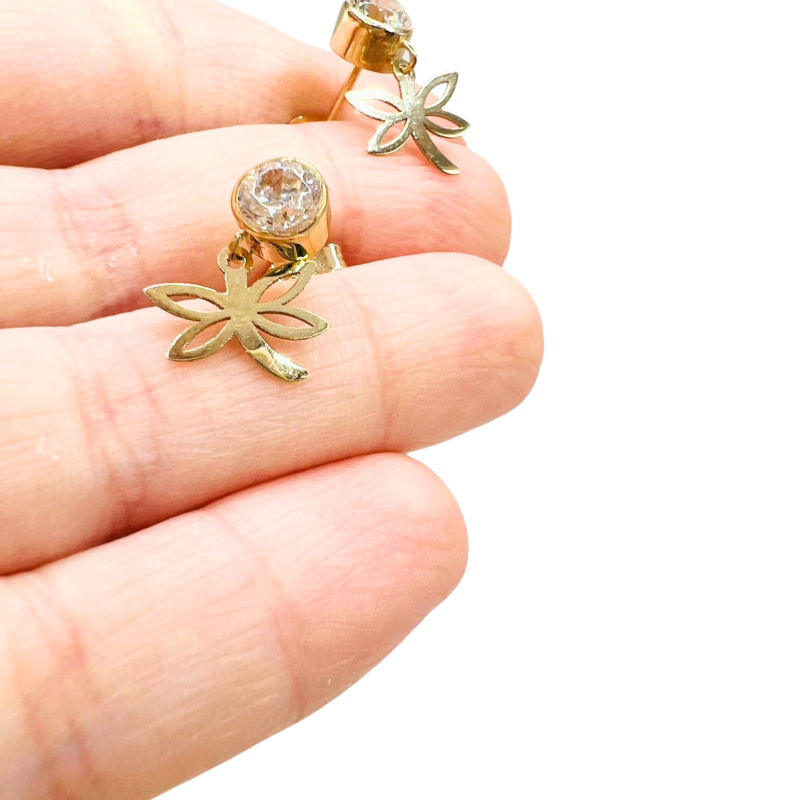 Kenzari Jewellery 14k Gold Earrings for Women - 2.34 Grams