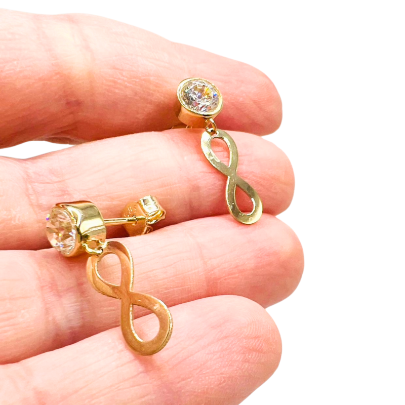 Kenzari Jewellery 14k Gold Earrings for Women - 2.41 Grams Kenzari Jewellery 14k Gold Earrings for Women - 2.41 Grams