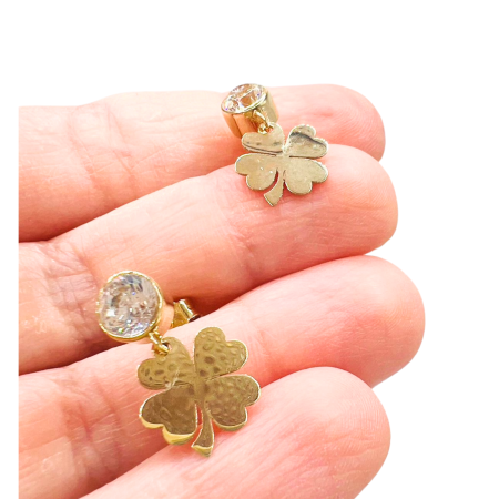 Kenzari Jewellery 14k Gold Earrings for Women - 2.67 Grams