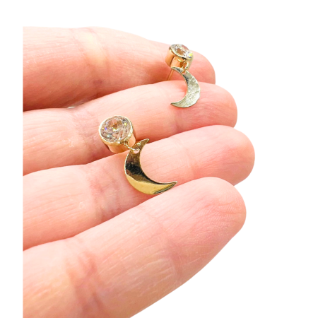 Kenzari Jewellery 14k Gold Earrings for Women - 2.25 Grams