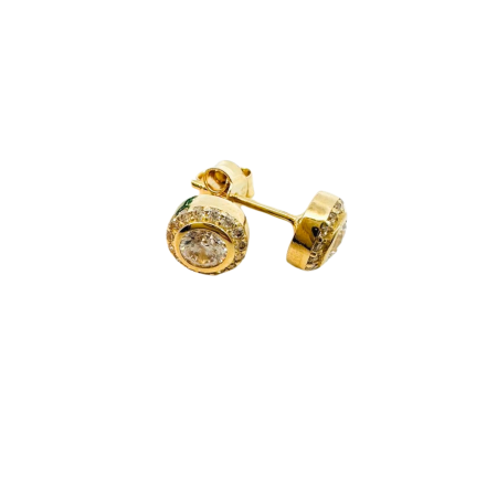 Kenzari Jewellery 14k Gold Earrings for Women - 1.91 Grams
