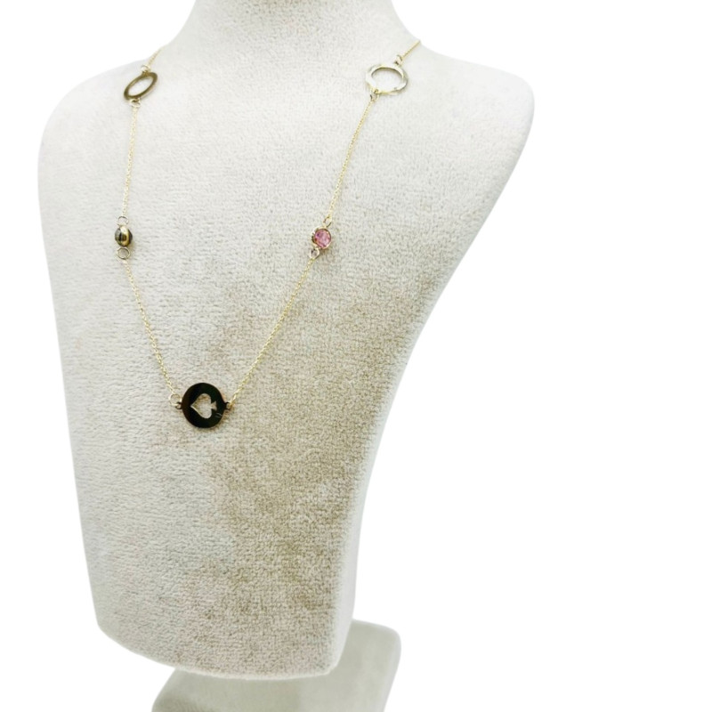 Kenzari Jewellery 14k Gold Necklace for Women - 1.98 Grams