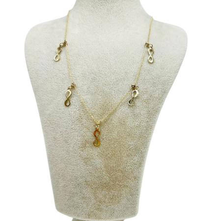 Kenzari Jewellery 14k Gold Necklace for Women - 1.64 Grams
