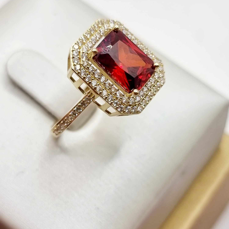 Kenzari Jewellery 14k Gold Ring for Women - 3.57 Grams