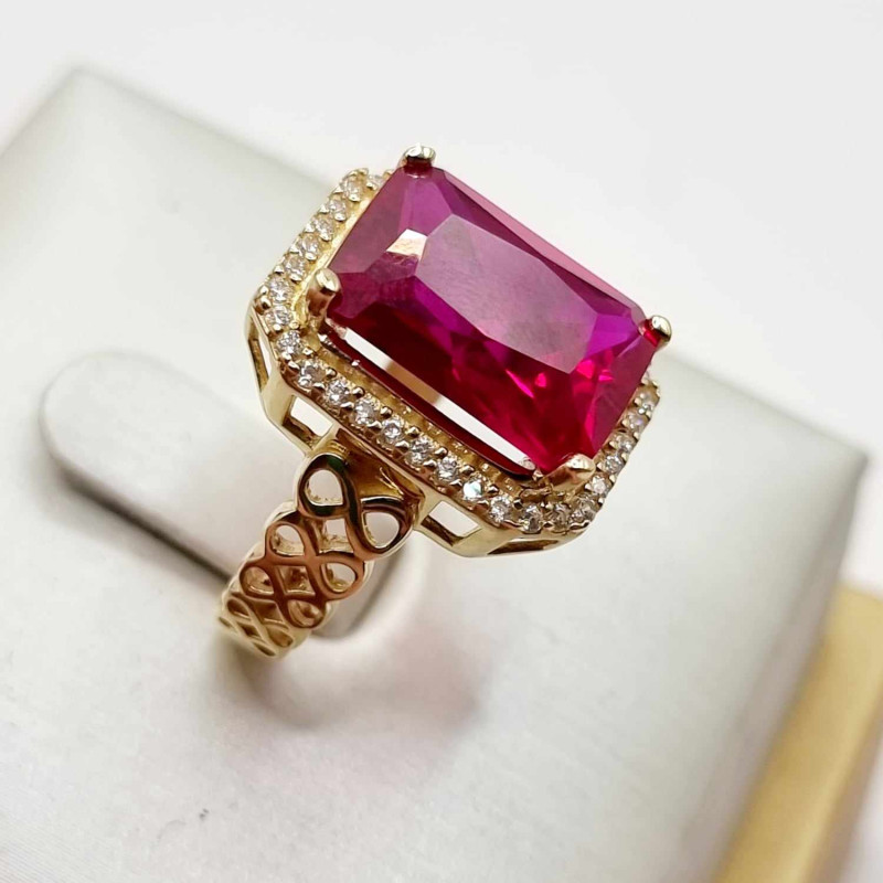Kenzari Jewellery 14k Gold Ring for Women - 6.26 Grams