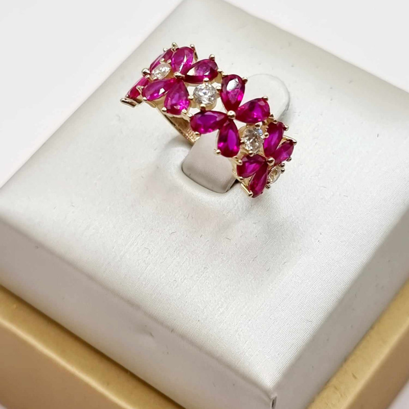 Kenzari Jewellery 14k Gold Ring for Women - 3.73 Grams