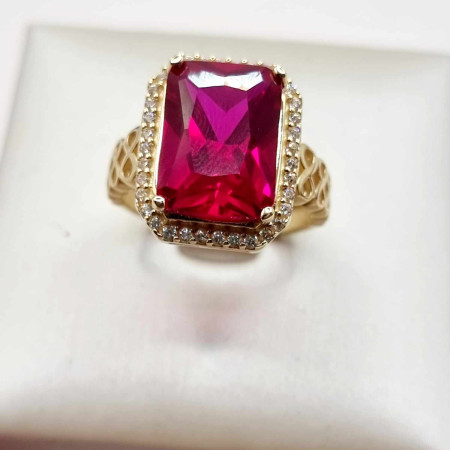 Kenzari Jewellery 14k Gold Ring for Women - 6.26 Grams