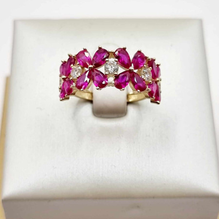 Kenzari Jewellery 14k Gold Ring for Women - 3.73 Grams