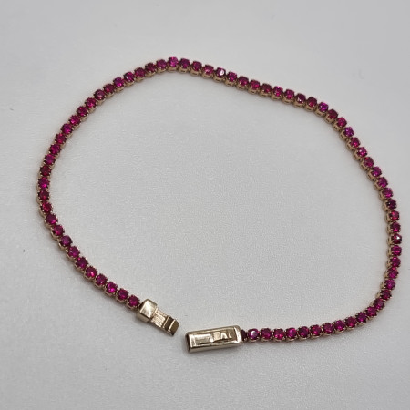 Kenzari Jewellery 14k Gold Tennis Bracelet for Women - 2.75 Grams