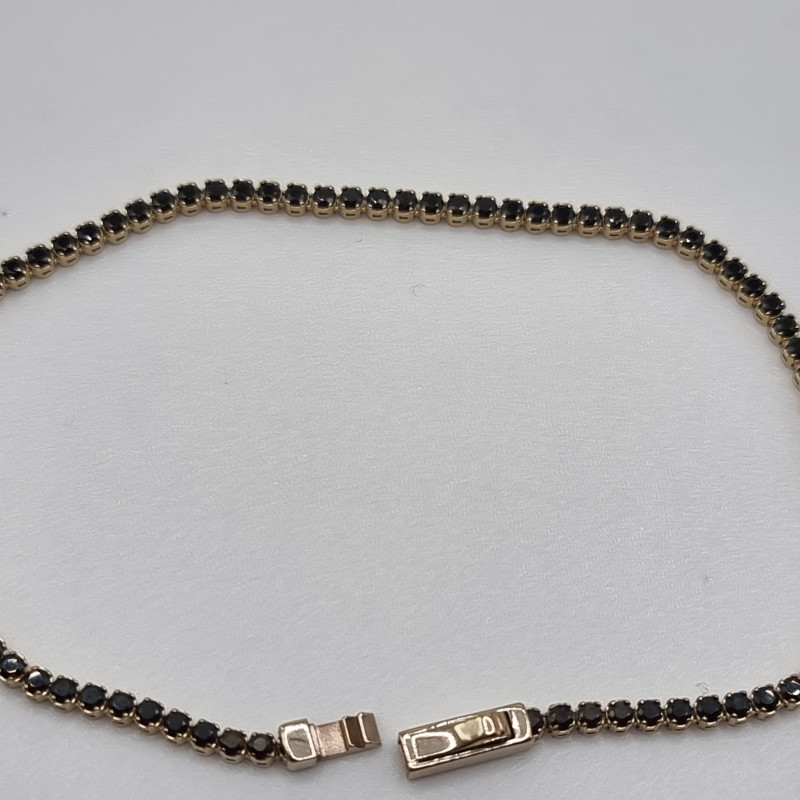 Kenzari Jewellery 14k Gold Tennis Bracelet for Women - 2.75 Grams Kenzari Jewellery 14k Gold Tennis Bracelet for Women - 2.75 Grams