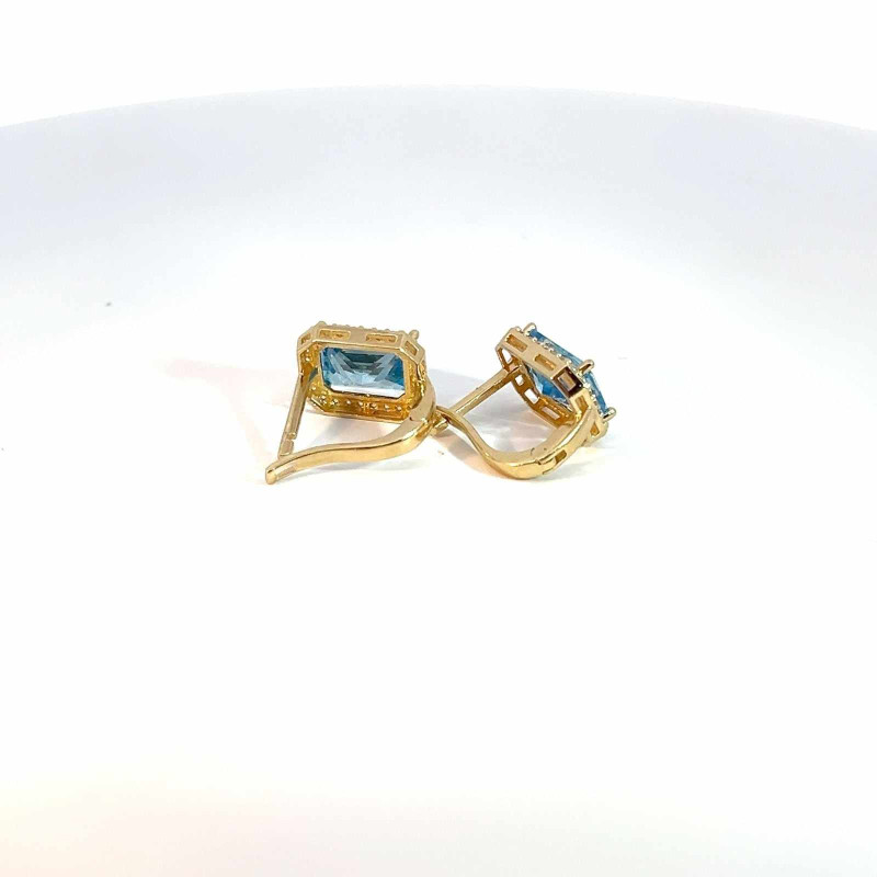 Kenzari Jewellery 14k Gold Earring for Women - 4.37 Grams Kenzari Jewellery 14k Gold Earring for Women - 4.37 Grams