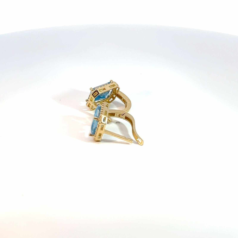 Kenzari Jewellery 14k Gold Earring for Women - 4.37 Grams Kenzari Jewellery 14k Gold Earring for Women - 4.37 Grams