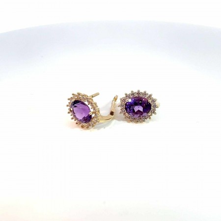Kenzari Jewellery 14k Gold Earring for Women - 4.41 Grams
