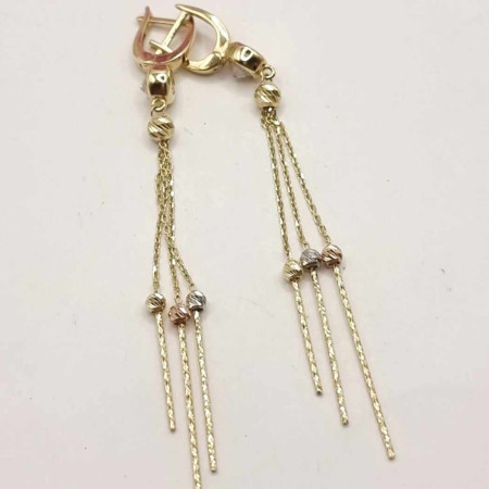 Kenzari Jewellery 14k Gold Earring for Women - 4.83 Grams