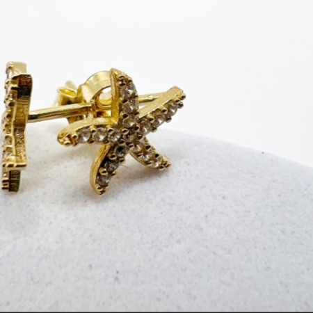 Kenzari Jewellery 14k Gold Earring for Women - 1.21 Grams