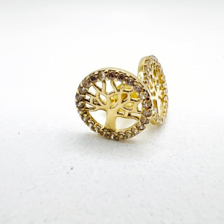 Kenzari Jewellery 14k Gold Earring for Women - 1.55 Grams