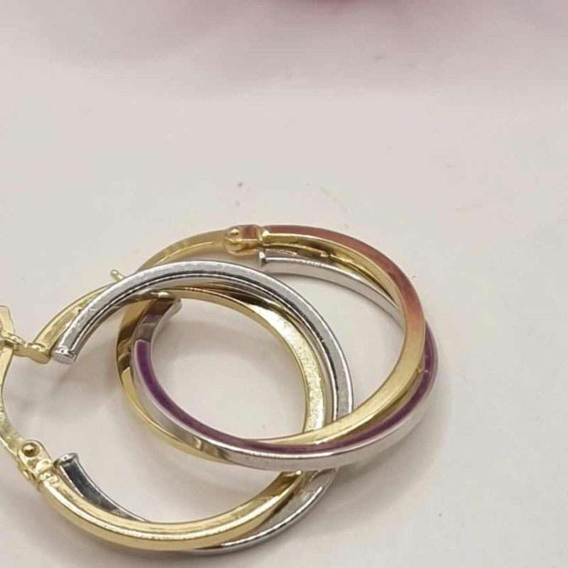 Kenzari Jewellery 14k Gold Earring for Women - 2.63 Grams