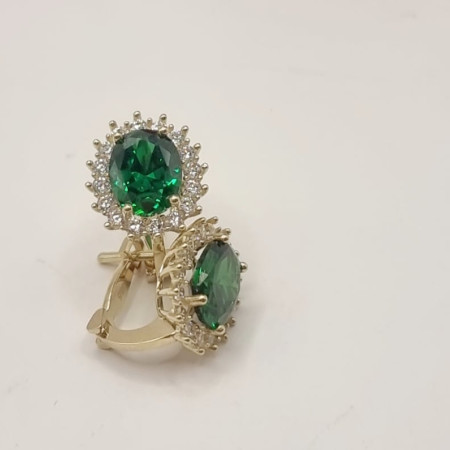 Kenzari Jewellery 14k Gold Earring for Women - 4.53 Grams