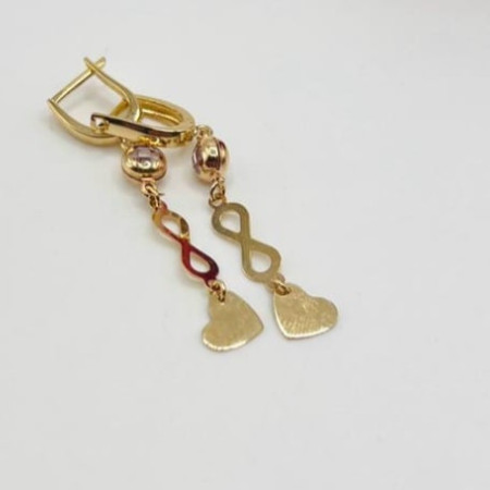 Kenzari Jewellery 14k Gold Earring for Women - 3.16 Grams