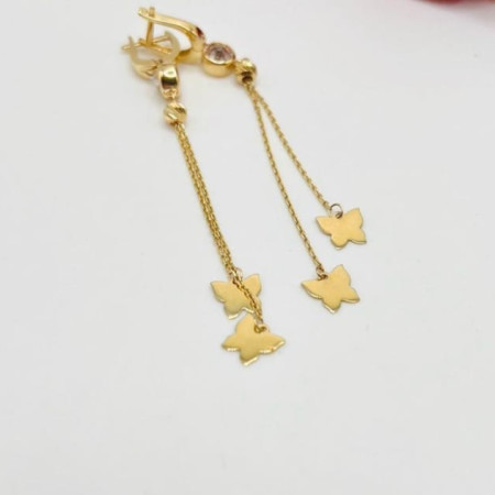 Kenzari Jewellery 14k Gold Earring for Women - 4.14 Grams