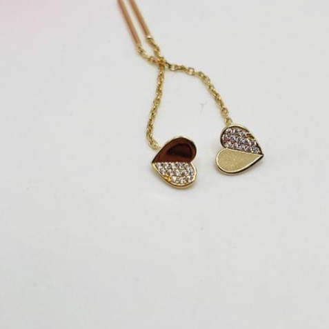 Kenzari Jewellery 14k Gold Earring for Women - 1.66 Grams