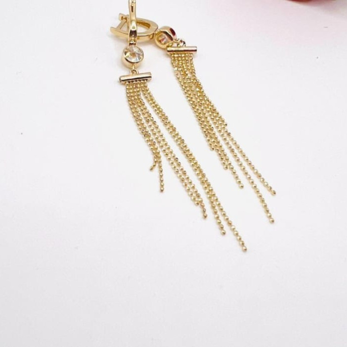 Kenzari Jewellery 14k Gold Earring for Women - 4.89 Grams
