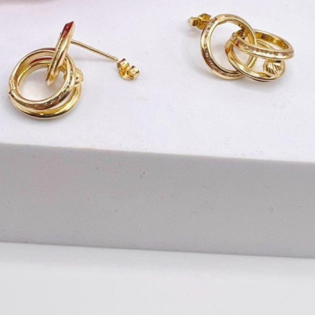 Kenzari Jewellery 14k Gold Earring for Women - 3.7 Grams