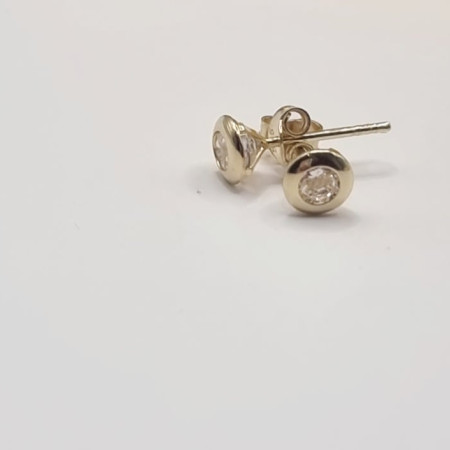 Kenzari Jewellery 14k Gold Earring for Women - 1 Gram Kenzari Jewellery 14k Gold Earring for Women - 1 Gram