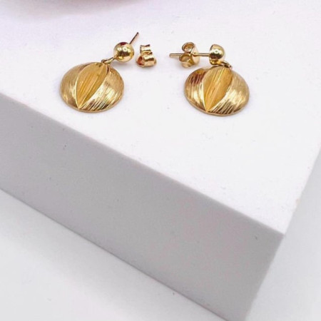 Kenzari Jewellery 14k Gold Earring for Women - 3.23 Grams